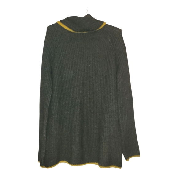 Bartolini Gray Wool Blend Knit Turtleneck Sweater M - Picture 1 of 5